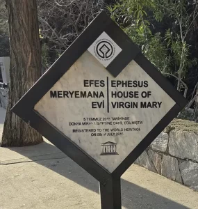 Sign for Mary's House